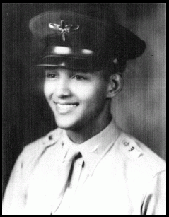 a close-up of Robert Friend in uniform