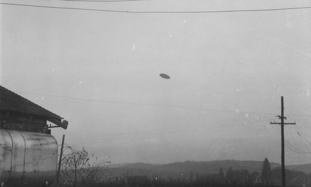 a shadow of a UFO McMinnville