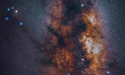bright stars in the outer space