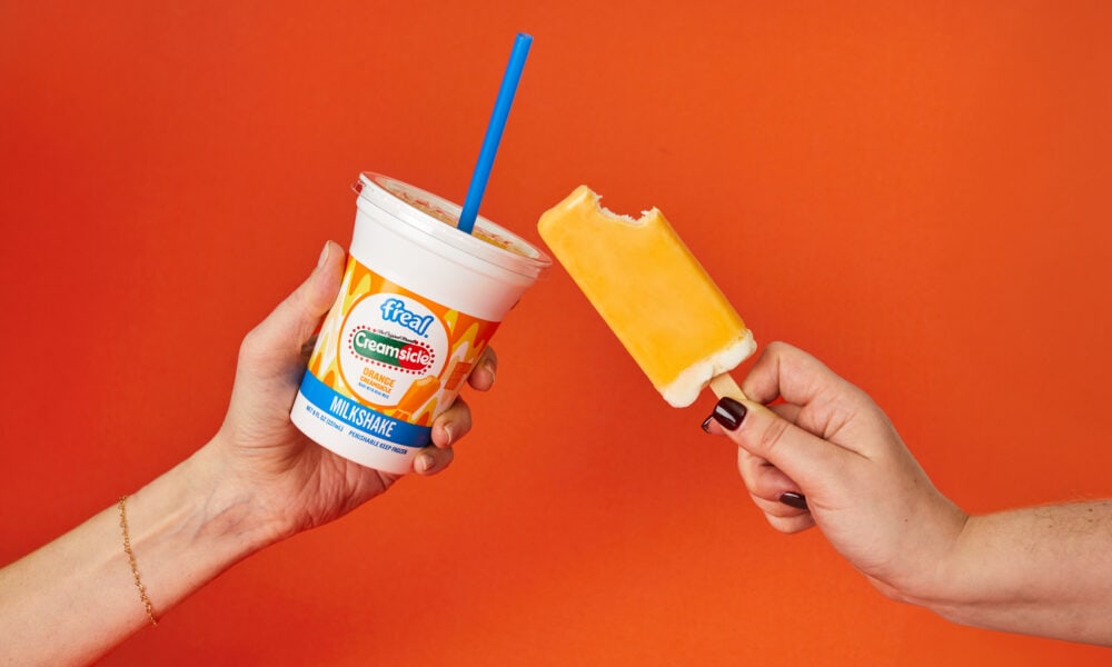 f’real and Good Humor Launch Orange Creamsicle Milkshake for Spring