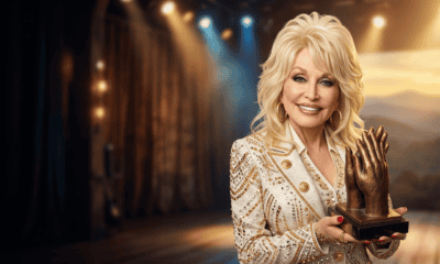 Create a respectful photorealistic editorial tribute portrait of legendary country music icon Dolly 1