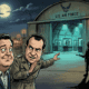 Firefly Gemini Flash Create a dramatic cartoon like editorial illustration of comedian Jackie Gleason and 137000